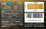 Compact Cassette Maxell MX 90 Type IV Metal 1986 Japan