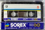 Compact Cassette Sorex SS-I 60 Type I Normal 1986 South Korea