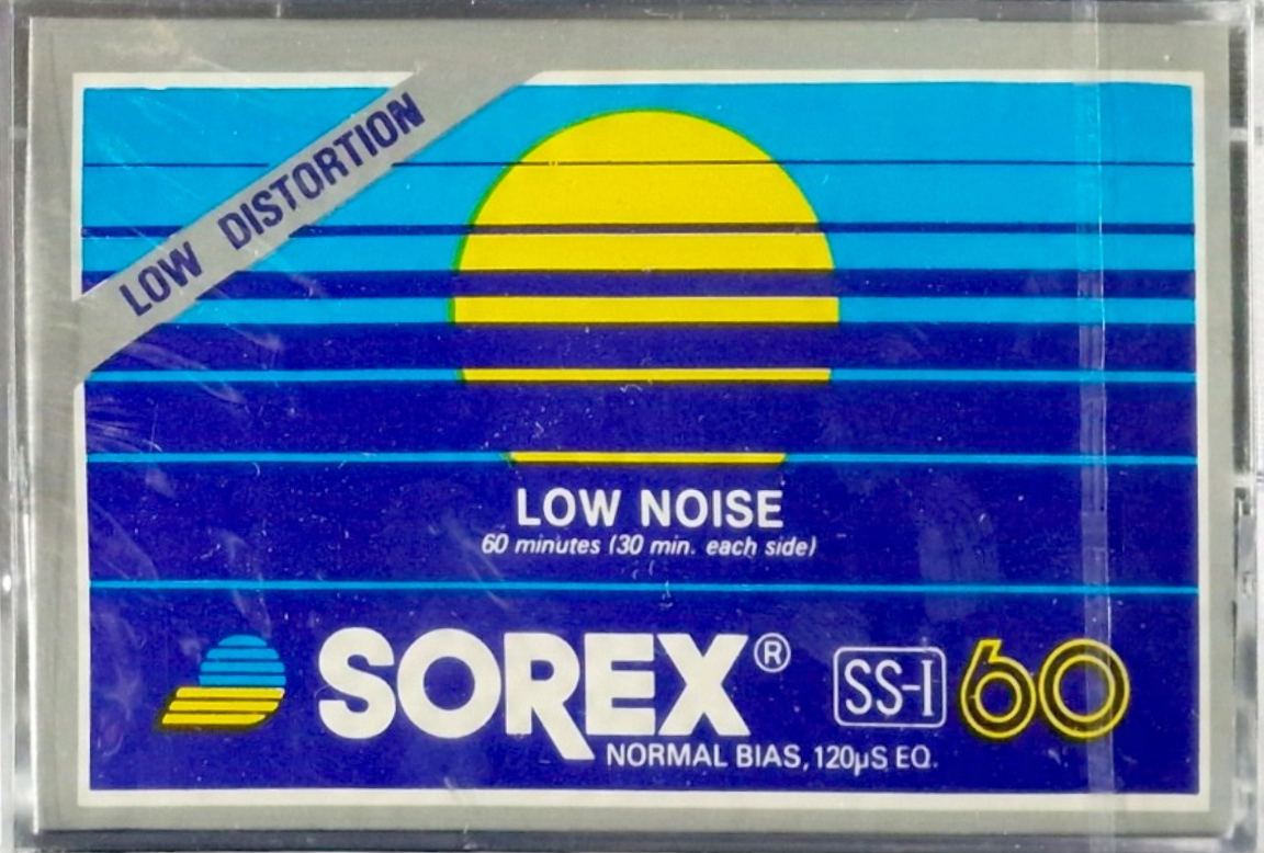 Compact Cassette Sorex SS-I 60 Type I Normal 1986 South Korea
