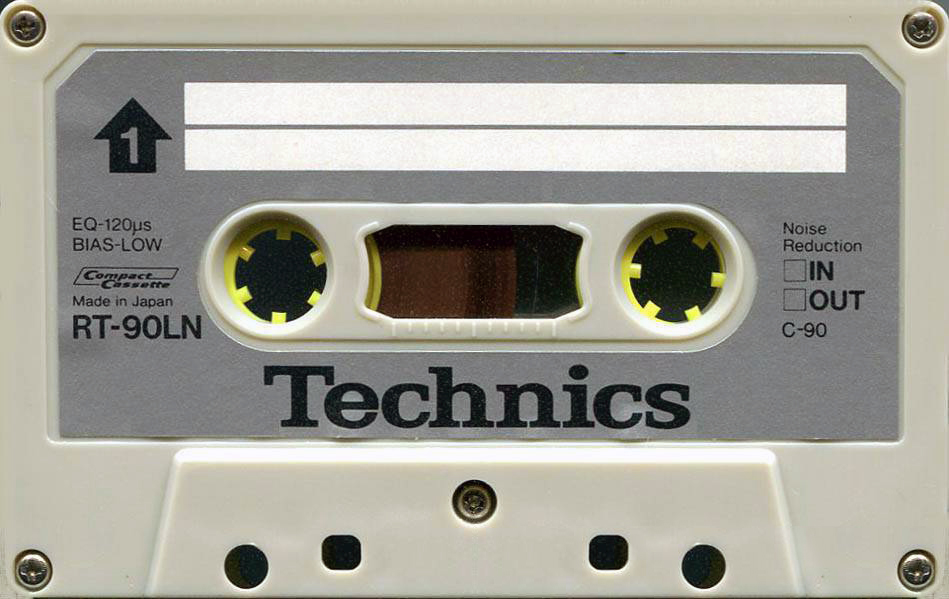 Compact Cassette Technics LN 90 "RT-90LN" Type I Normal 1979 Europe
