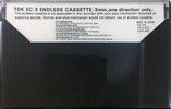 Compact Cassette TDK EC Endless 3 "EC3" Endless Cassette 1974 Worldwide
