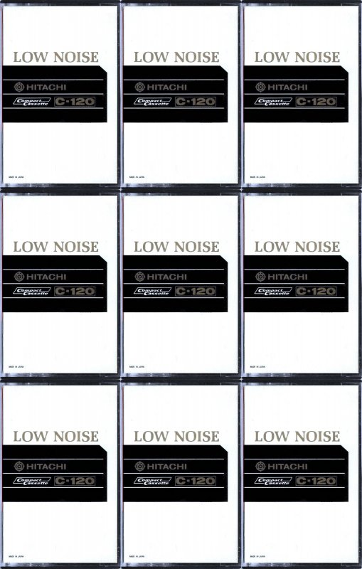 Compact Cassette Hitachi 120 Type I Normal 1968 Japan