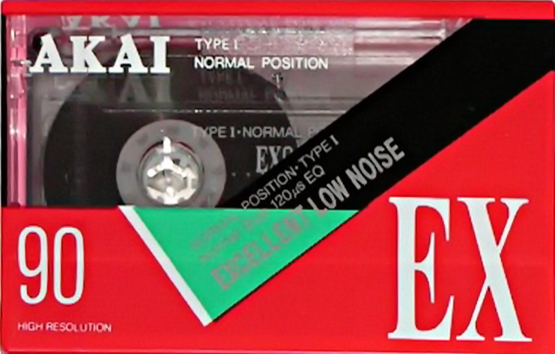 Compact Cassette Akai EX 90 Type I Normal 1991 Europe