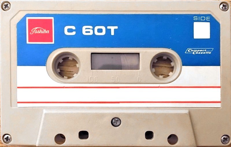Compact Cassette Toshiba T 60 "C60T" Type I Normal 1970 Europe