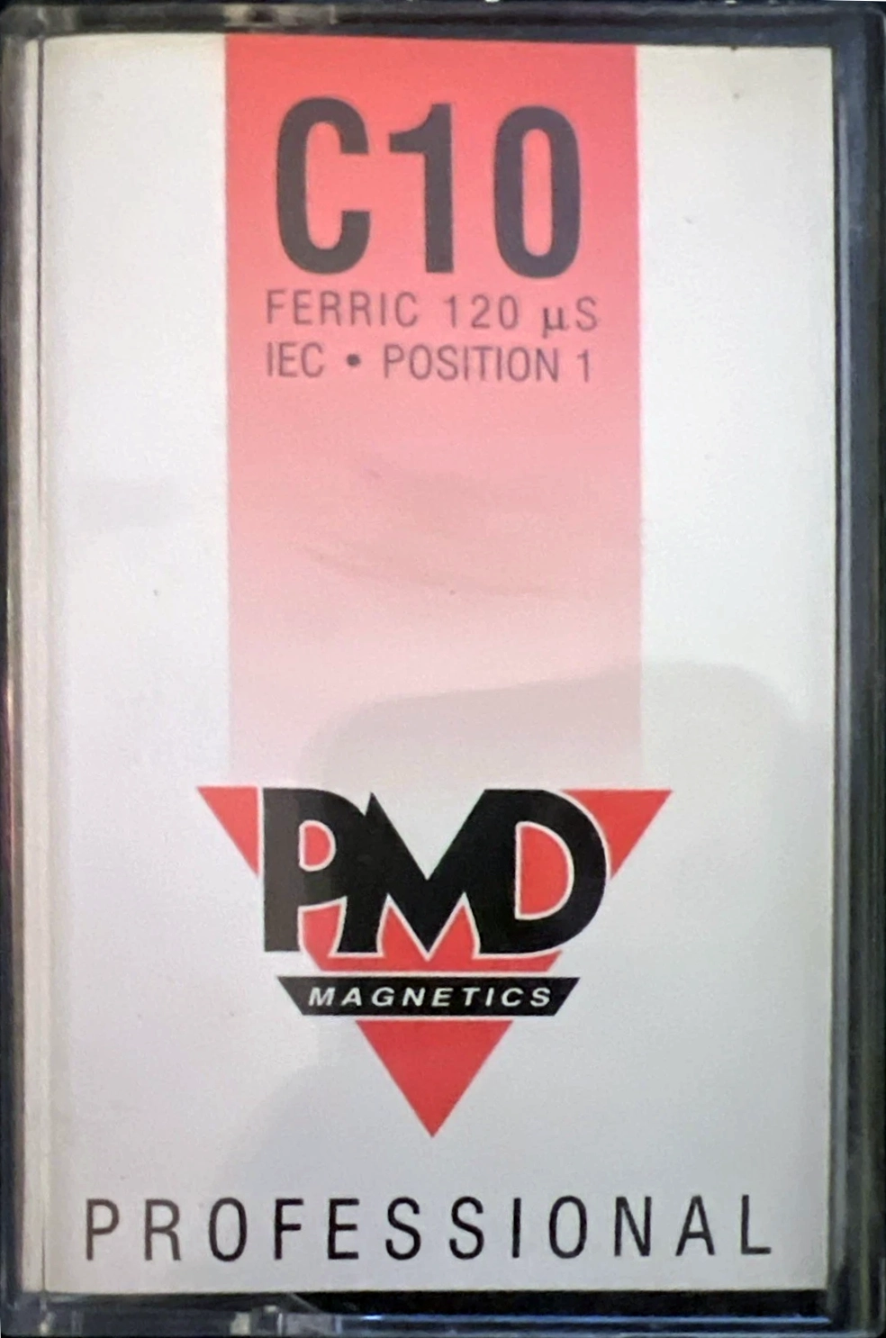 Compact Cassette PMD Professional 10 Type I Normal 1993 UK