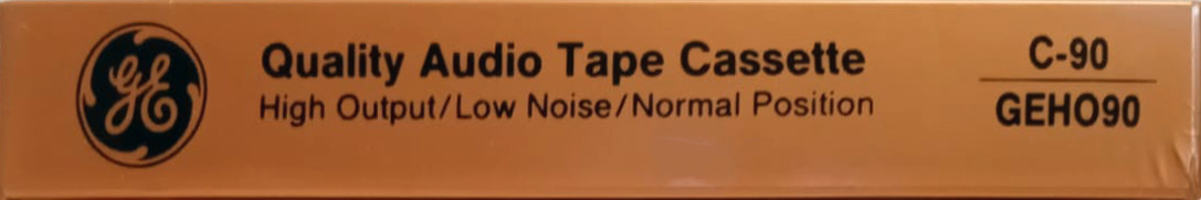 Compact Cassette GE / General Electric GE-HO 90 Type I Normal 1988 USA