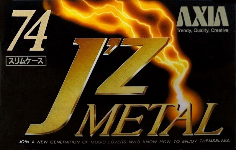Compact Cassette AXIA J`z Metal 74 "JZMB 74" Type IV Metal 1993 Japan