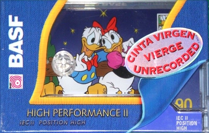 Compact Cassette BASF High Performance II 90 "That‘s Donald Edition 1" Type II Chrome 1995 Europe