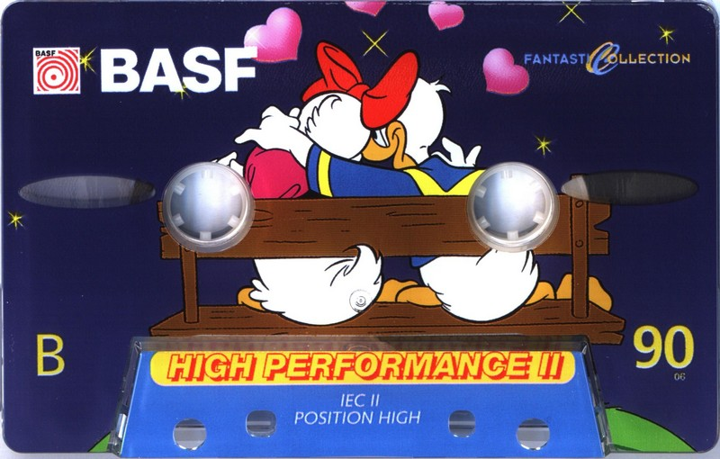 Compact Cassette BASF High Performance II 90 "That‘s Donald Edition 1" Type II Chrome 1995 Europe