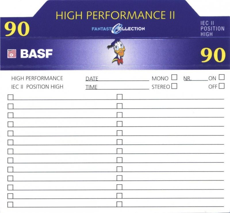 Compact Cassette: BASF  - High Performance II 90