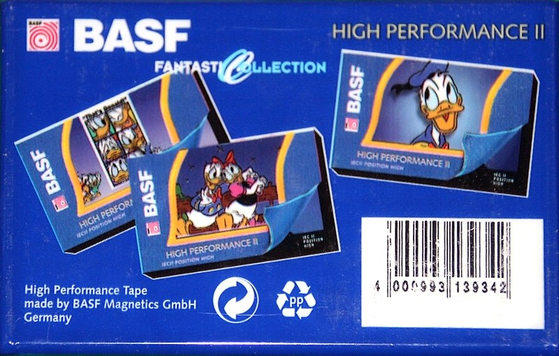 Compact Cassette BASF High Performance II 90 "That‘s Donald Edition 1" Type II Chrome 1995 Europe