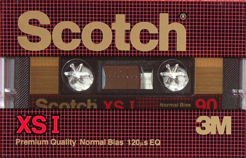 Compact Cassette Scotch XS I 90 "34-716-9013-2" Type I Normal 1982 Worldwide