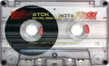Compact Cassette TDK D 90 "D-90EA" Type I Normal 1995 Europe