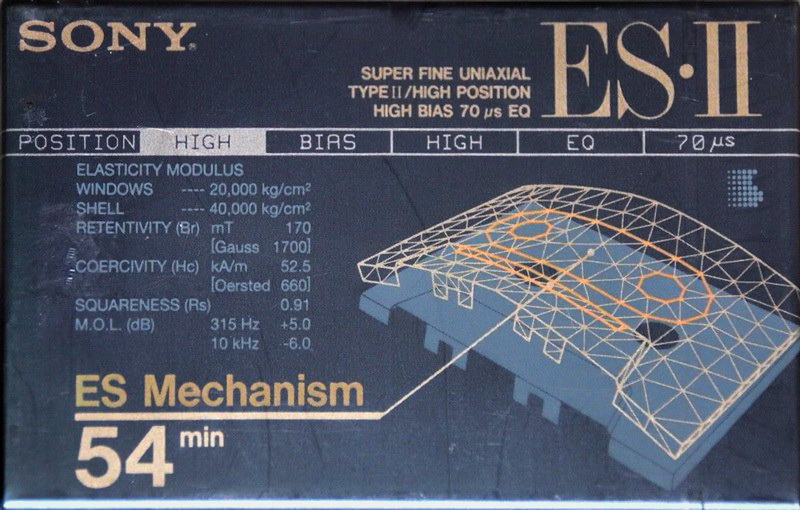 Compact Cassette: Sony  - ES-II 54