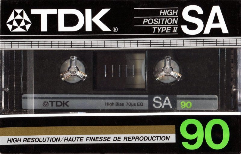 Compact Cassette: TDK  - SA 90