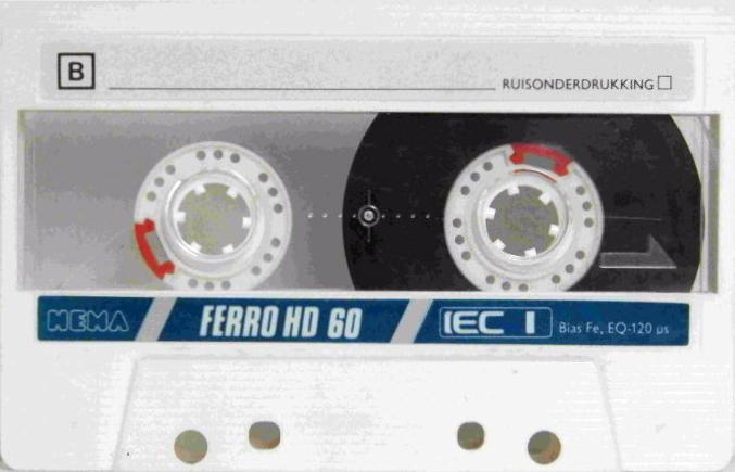 Compact Cassette Hema Ferro HD 60 Type I Normal 1989 Netherlands