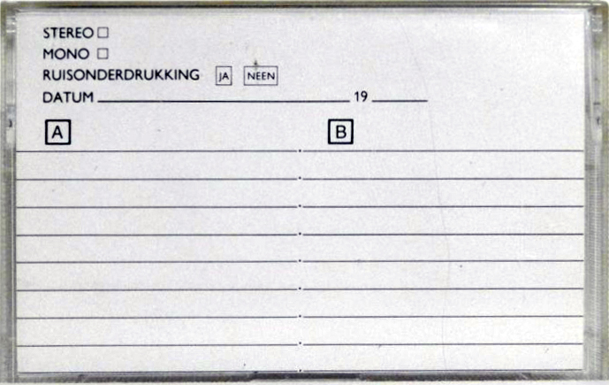 Compact Cassette Hema Ferro HD 60 Type I Normal 1989 Netherlands