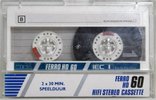 Compact Cassette Hema Ferro HD 60 Type I Normal 1989 Netherlands