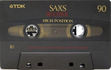 Compact Cassette TDK SA-XS 90 "SA-XS90EB" Type II Chrome 1995 Europe