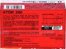 3 pack TDK D 60 Type I Normal 1985 Australia, Europe