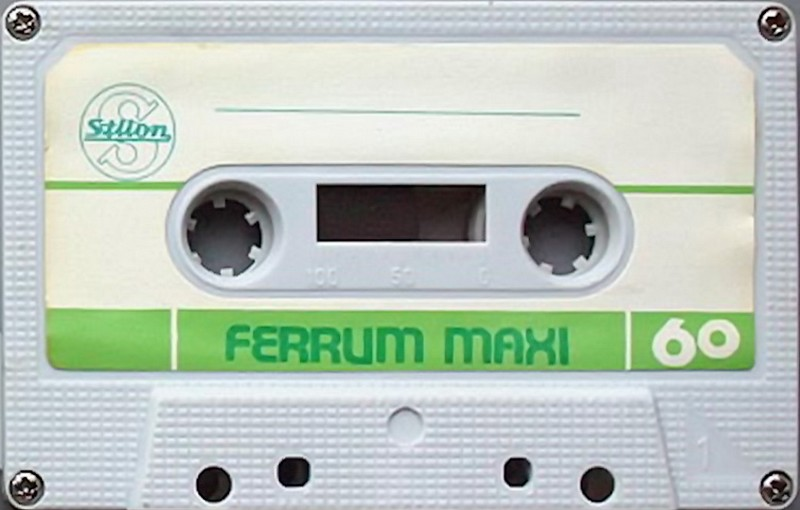 Compact Cassette Stilo 60 "Ferrum Maxi" Type I Normal Poland