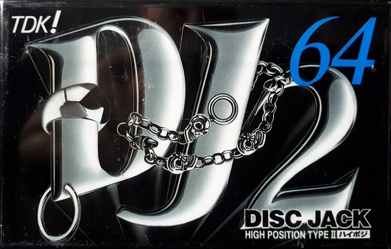 Compact Cassette TDK DJ2 Disc Jack 64 "DJ2-64S" Type II Chrome 1997 Japan