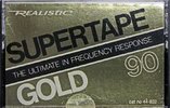 Compact Cassette SUPERTAPE Gold 90 "44-922" Type I Normal 1979 USA