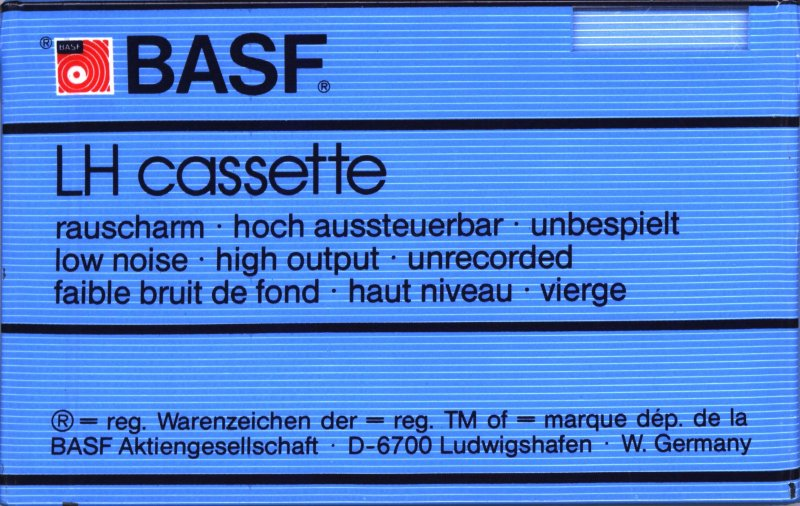 Compact Cassette: BASF  - LH 90