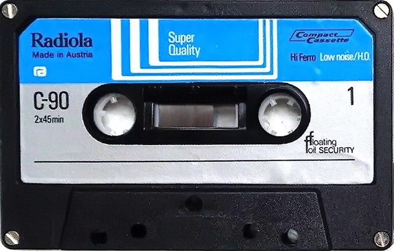 Compact Cassette: Philips Radiola - Super Quality 90