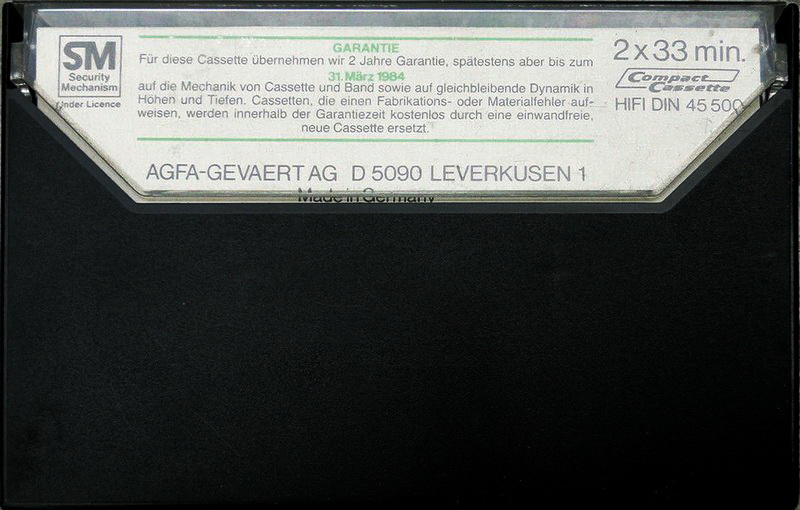 Compact Cassette: AGFA  - Stereochrom 60+6