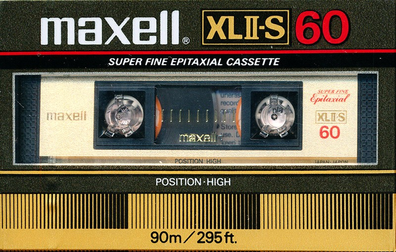 Compact Cassette Maxell XLII-S 60 Type II Chrome 1982 Europe