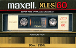 Compact Cassette Maxell XLII-S 60 Type II Chrome 1982 Europe