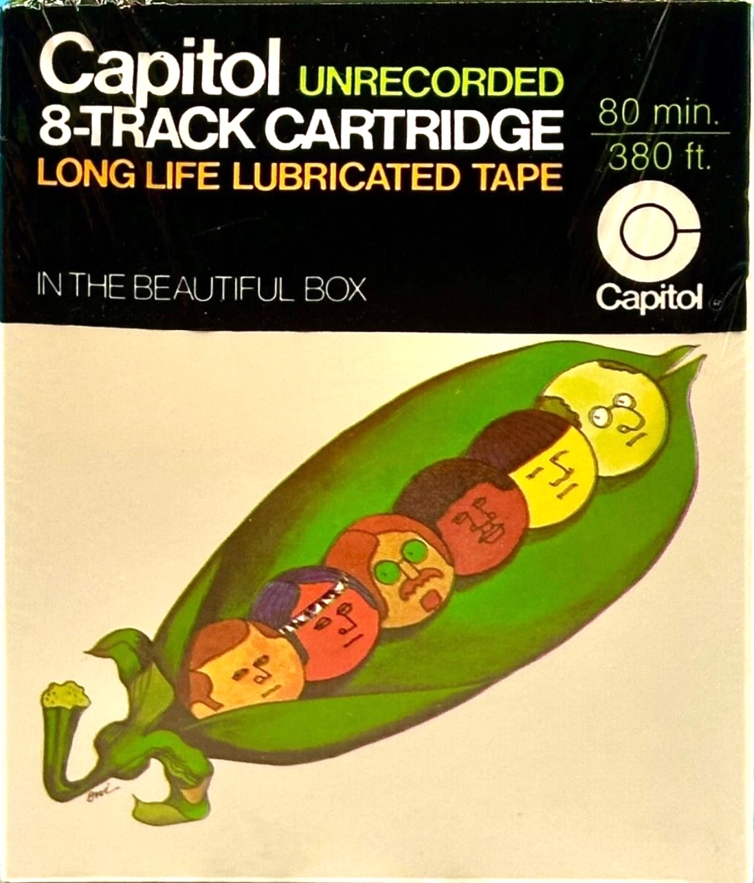TRACK-8 Capitol 80 "PEAS" Type I Normal 1970 USA