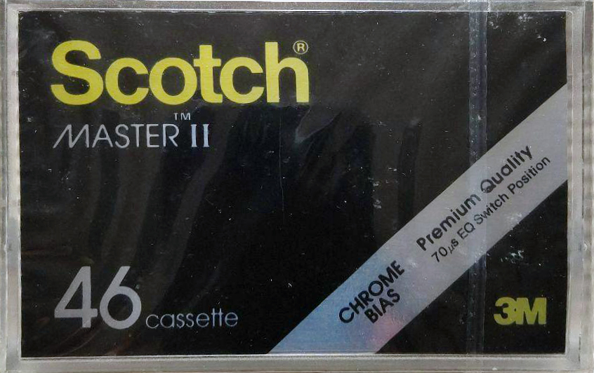 Compact Cassette Scotch Master II 46 Type II Chrome 1981 Japan