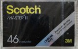 Compact Cassette Scotch Master II 46 Type II Chrome 1981 Japan