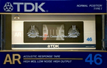 Compact Cassette TDK AR 46 "AR-46F" Type I Normal 1985 Japan