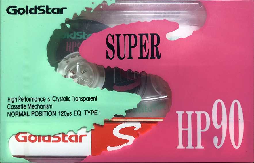 Compact Cassette Goldstar HP 90 "Super" Type I Normal 1991 South Korea