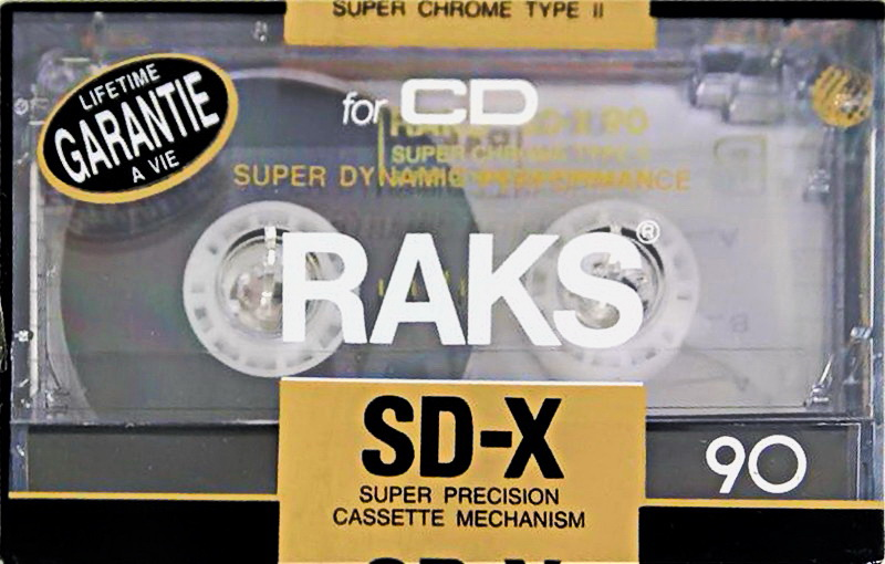 Compact Cassette: RAKS  - SD-X 90