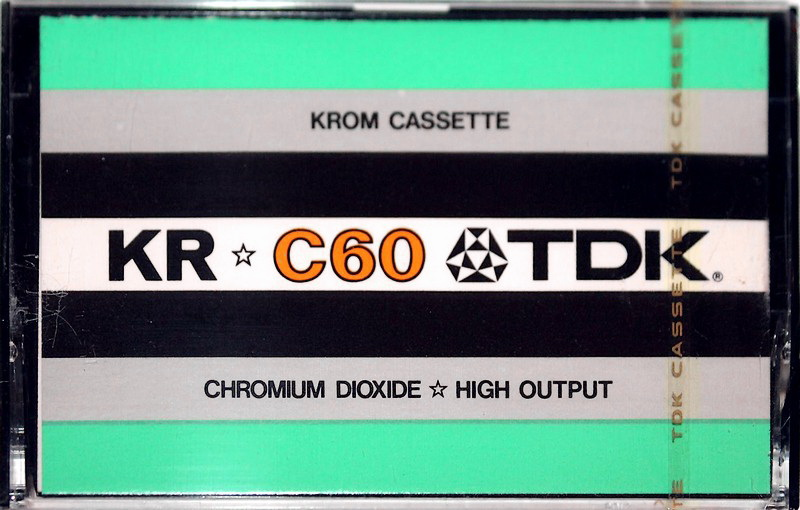 Compact Cassette TDK KR Krom 60 Type II Chrome 1973 Europe, USA