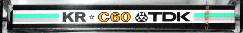 Compact Cassette TDK KR Krom 60 Type II Chrome 1973 Europe, USA