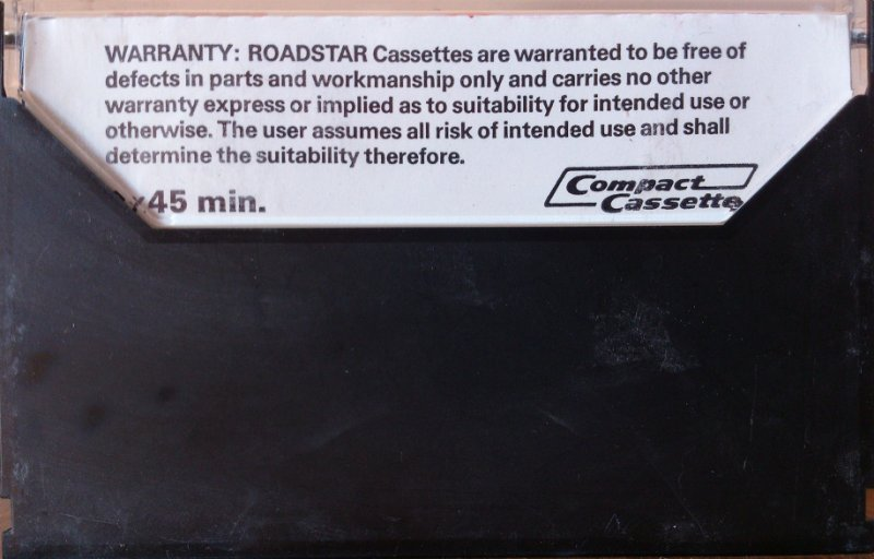 Compact Cassette Roadstar RS 90 Type I Normal 1978 Unknown Country