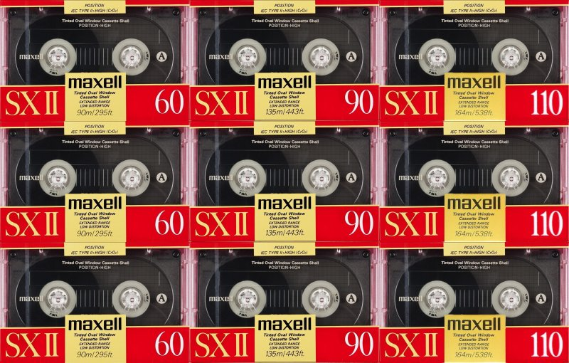 Compact Cassette: Maxell / Hitachi Maxell - SX II 60