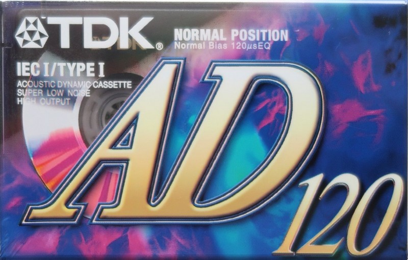 Compact Cassette TDK AD 120 "AD-120" Type I Normal 1997 Europe