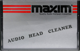 Compact Cassette Maxim Cleaning Cassette 1989 Hong Kong