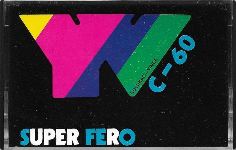 Compact Cassette Jugovideo Golubac 60 Type I Normal Yugoslavia