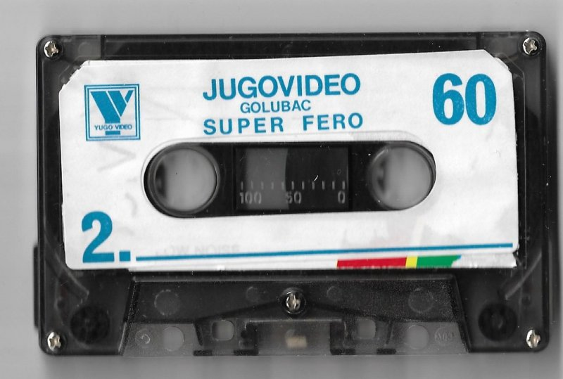 Compact Cassette: Unknown Jugovideo Golubac -  60