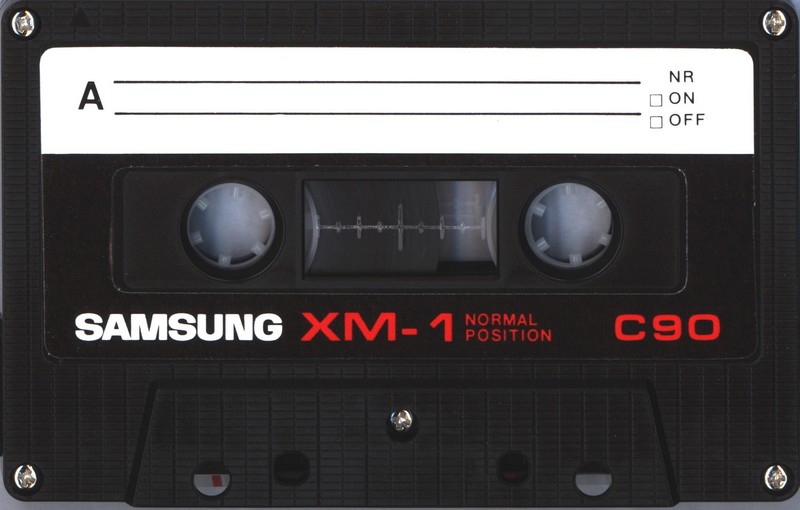 Compact Cassette Samsung XM-1 90 Type I Normal 1985 Europe