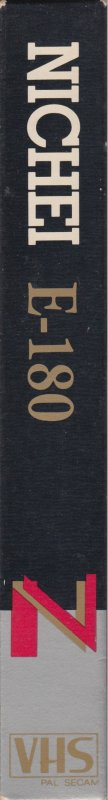 VHS, Video Home System Nichei 180 Type I Normal Europe