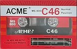 Compact Cassette Acme MS 800 46 Type I Normal 1995 Worldwide