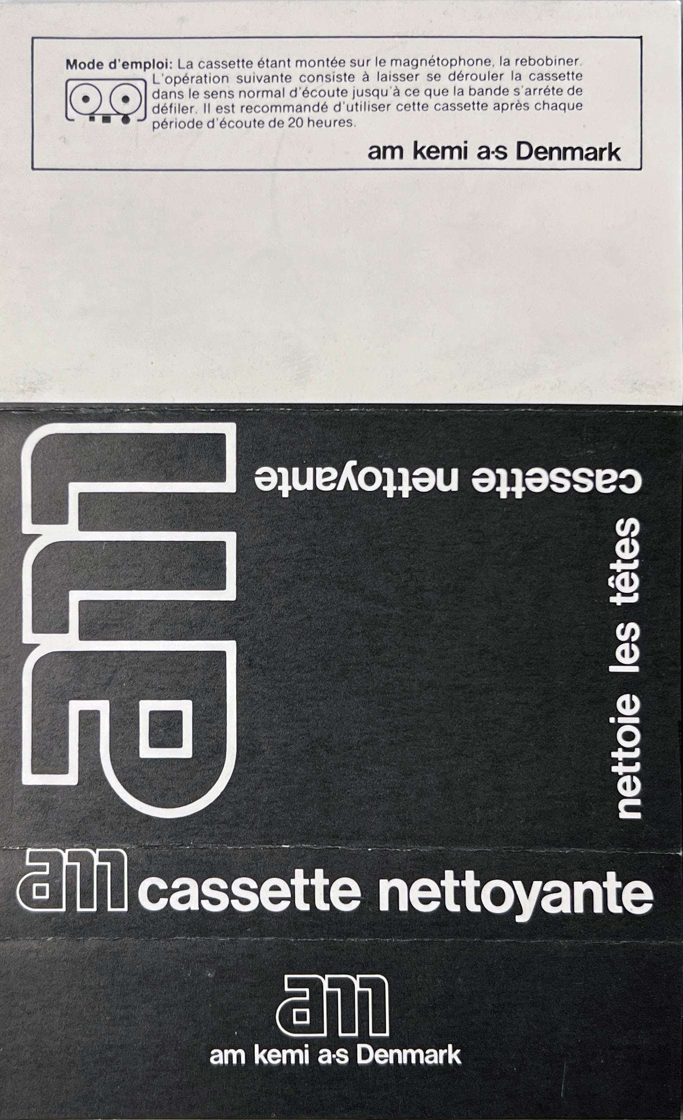 Compact Cassette AM Cleaning Cassette France